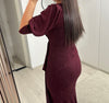 1187 - Bordeaux dress