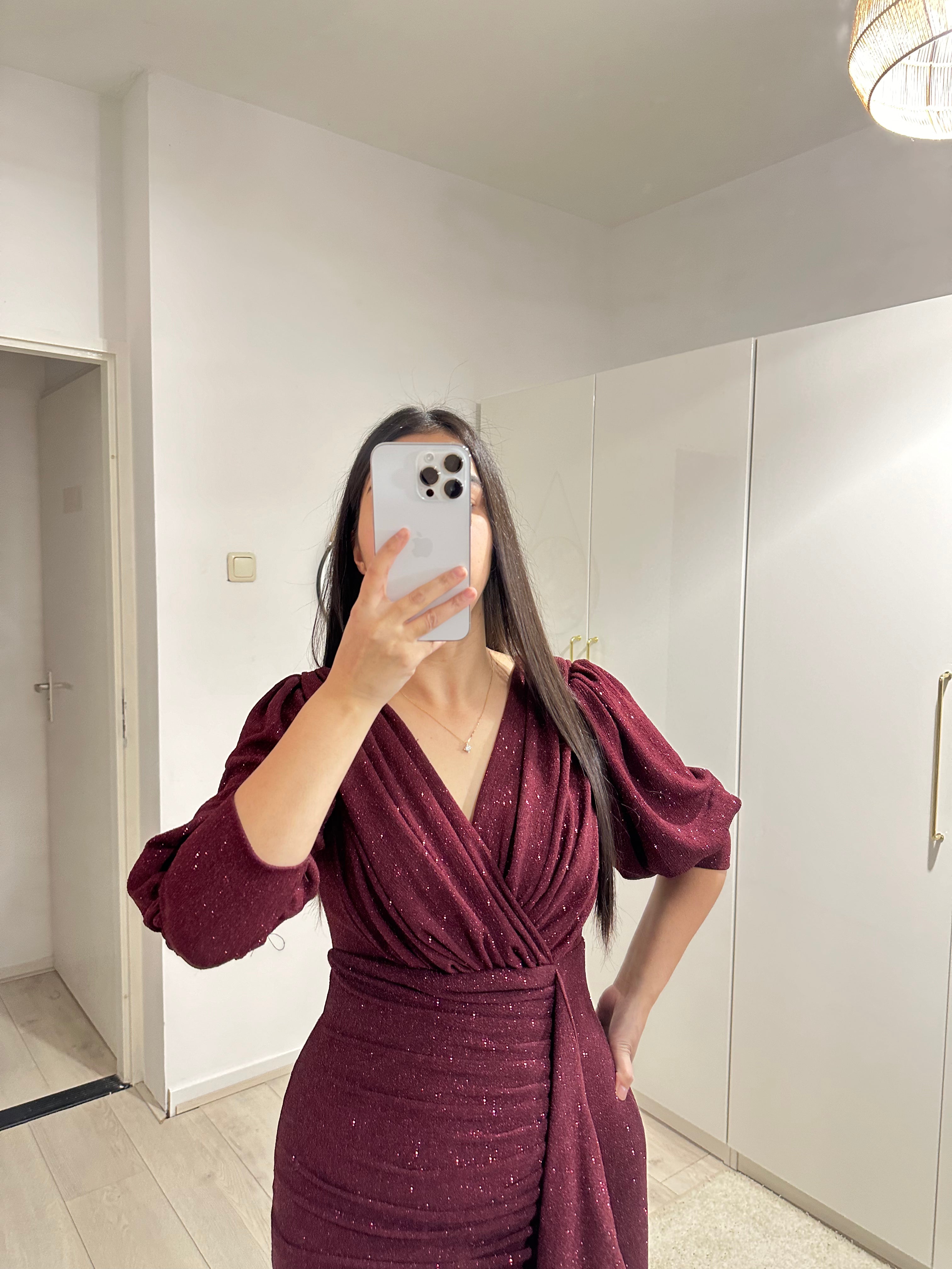 1187 - Bordeaux dress
