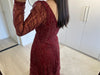 1153 - Bordeaux dress
