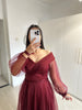 1147 - Bordeaux dress