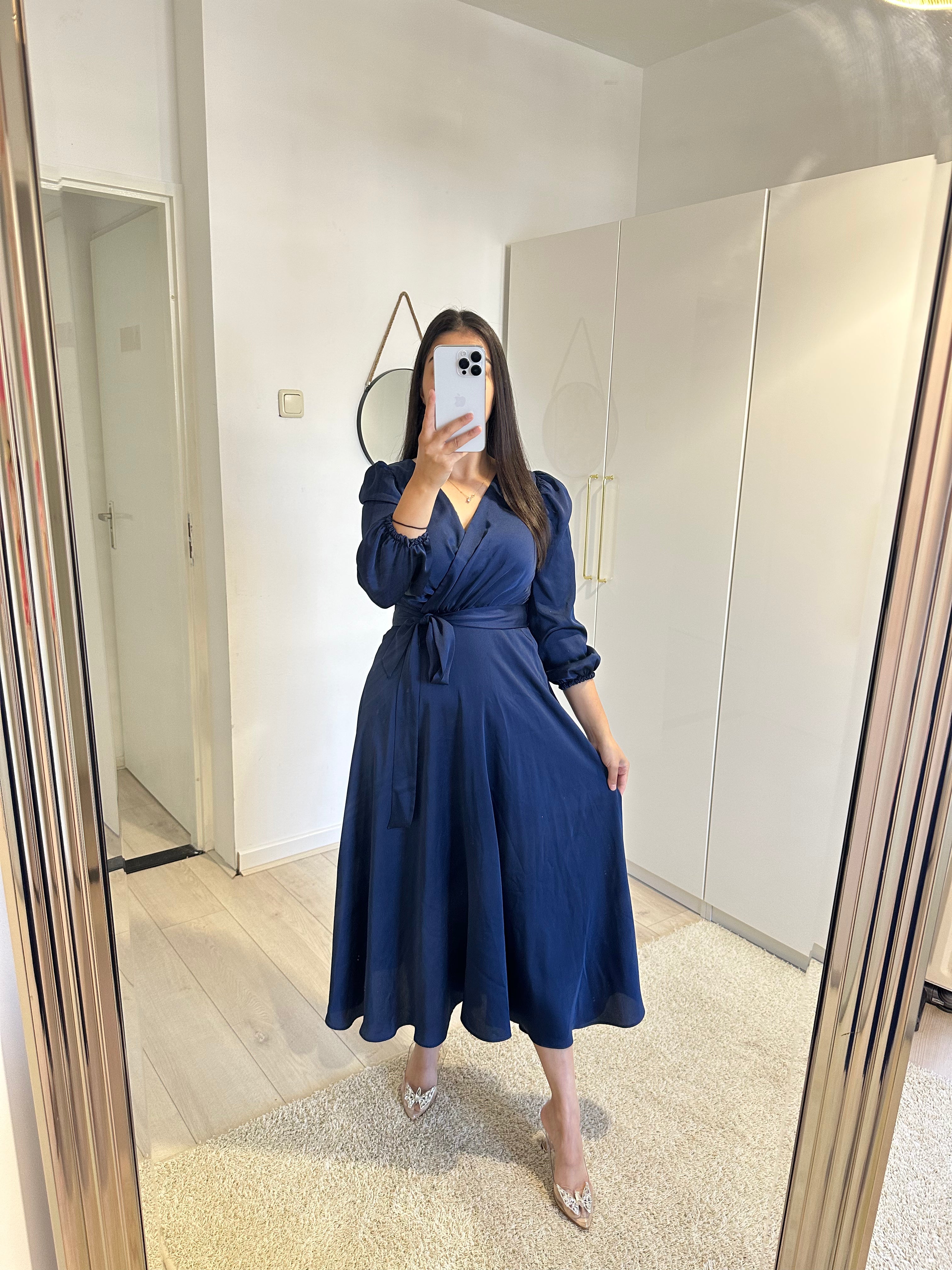 1160 - Marine blue dress