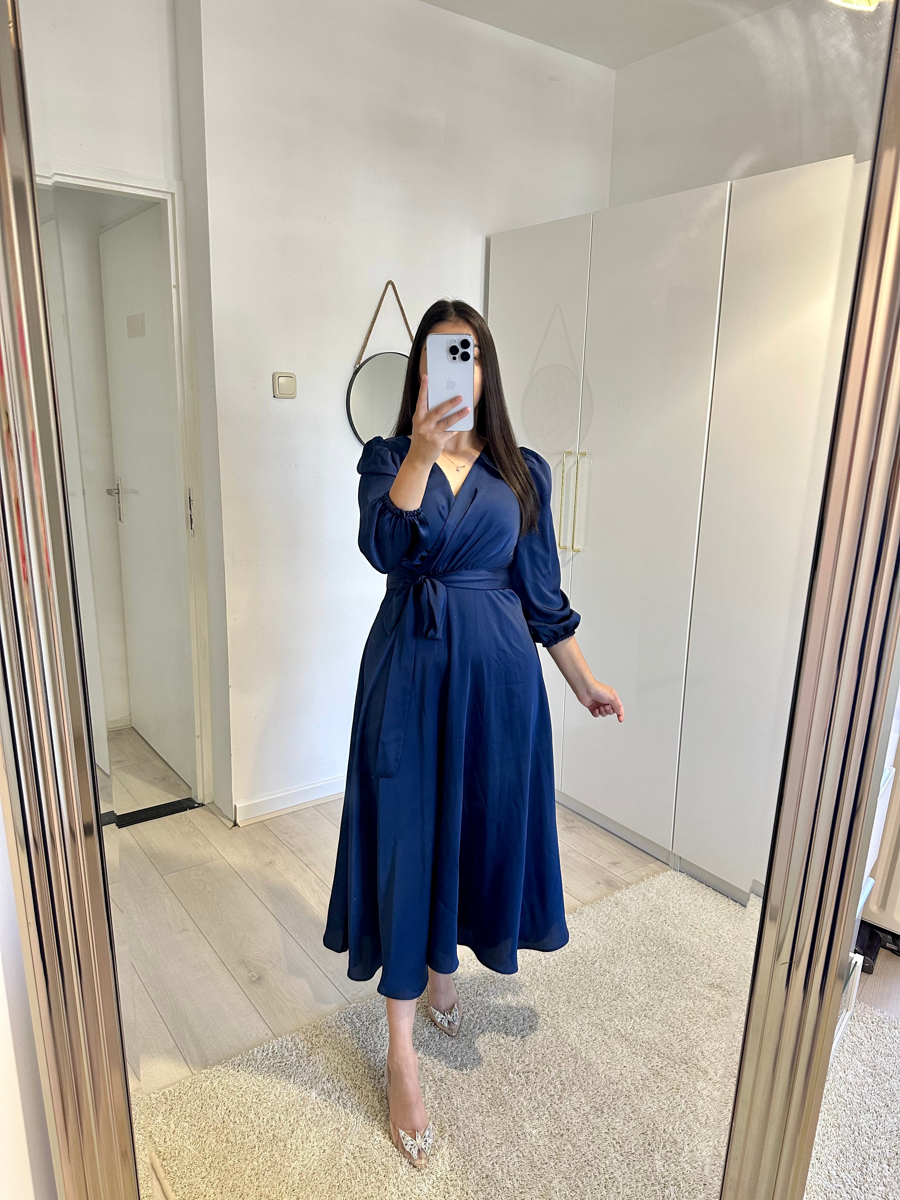 1160 - Marine blue dress