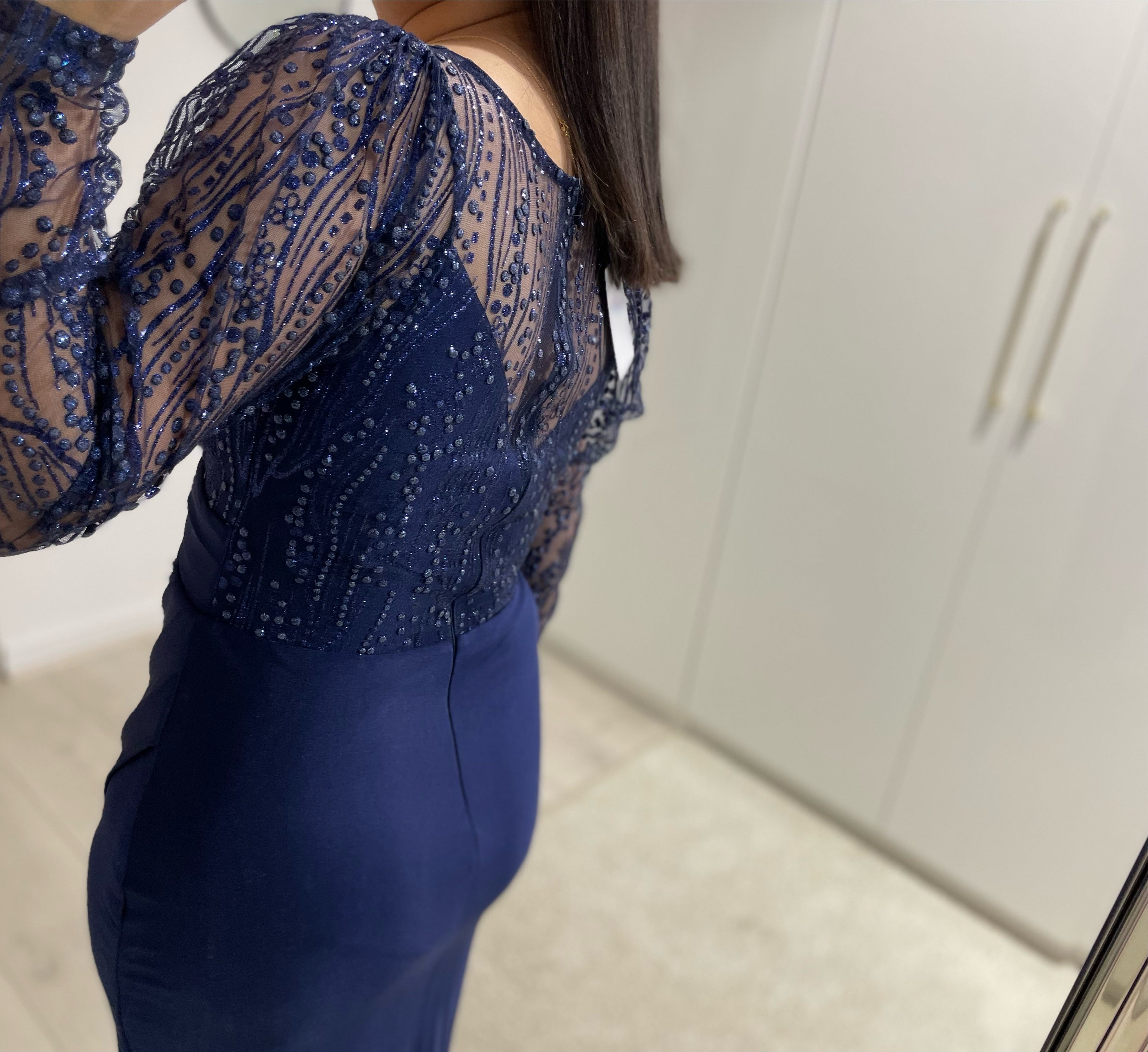 1101 - Dark blue dress