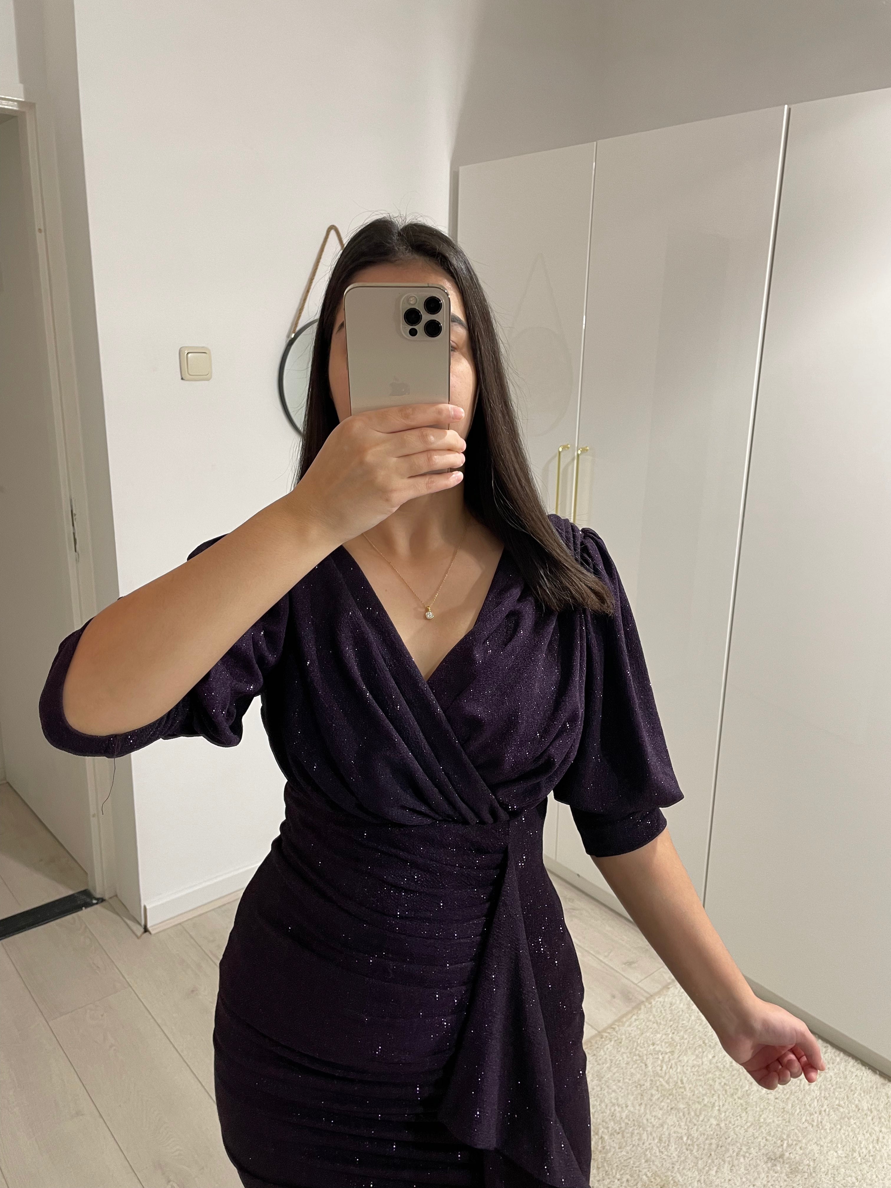 1106 - Dark purple dress