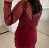 1123 - Bordeaux dress